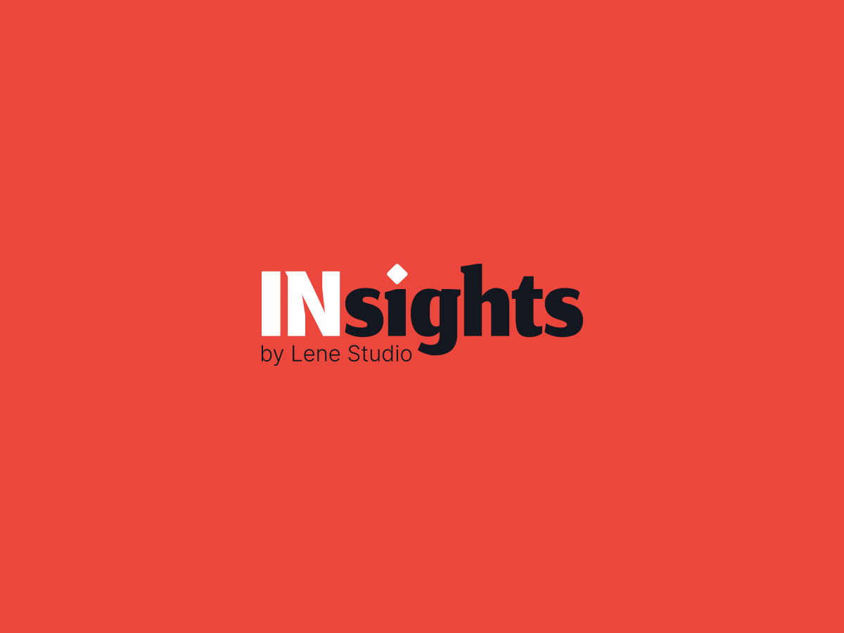 Logotipo do produto Insights, by Lene Studio