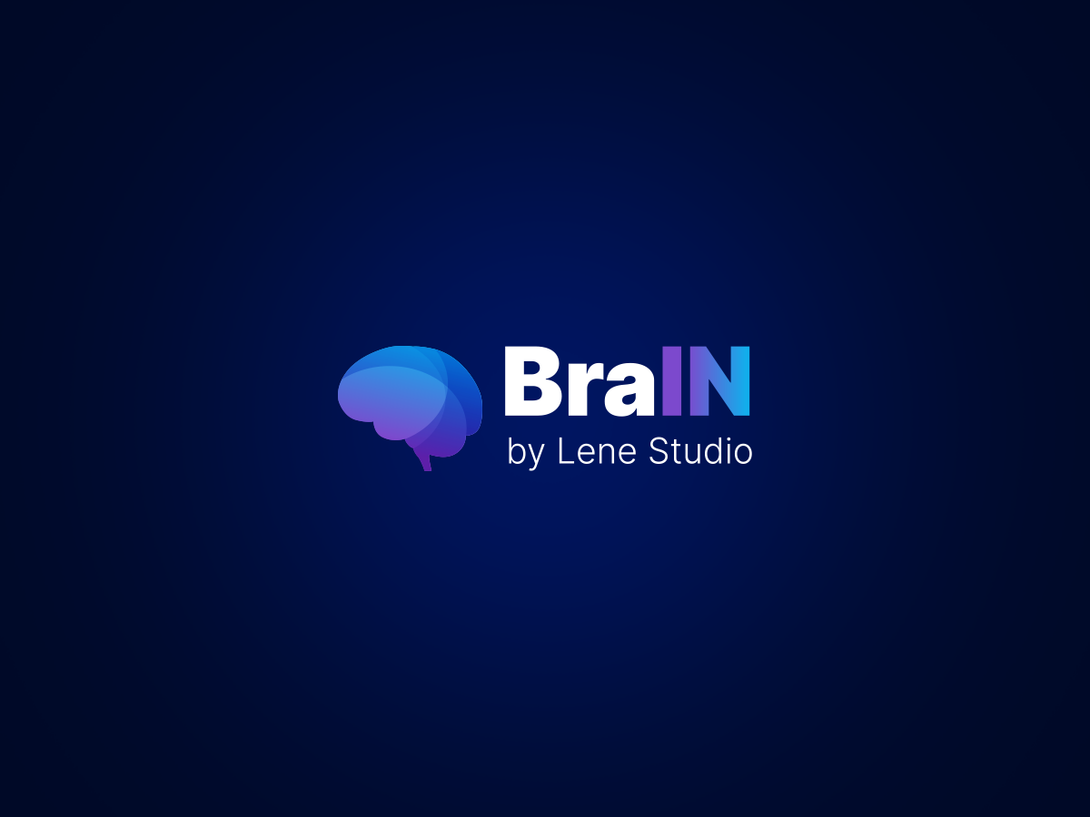 Logotipo do produto Brain, by Lene Studio